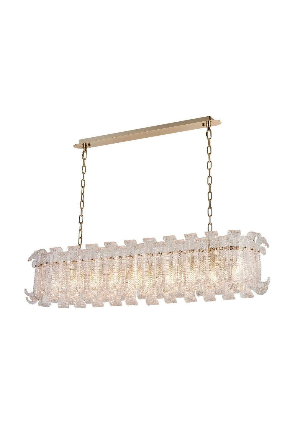 Venezia Kristal Camlı Lineer Avize - 0