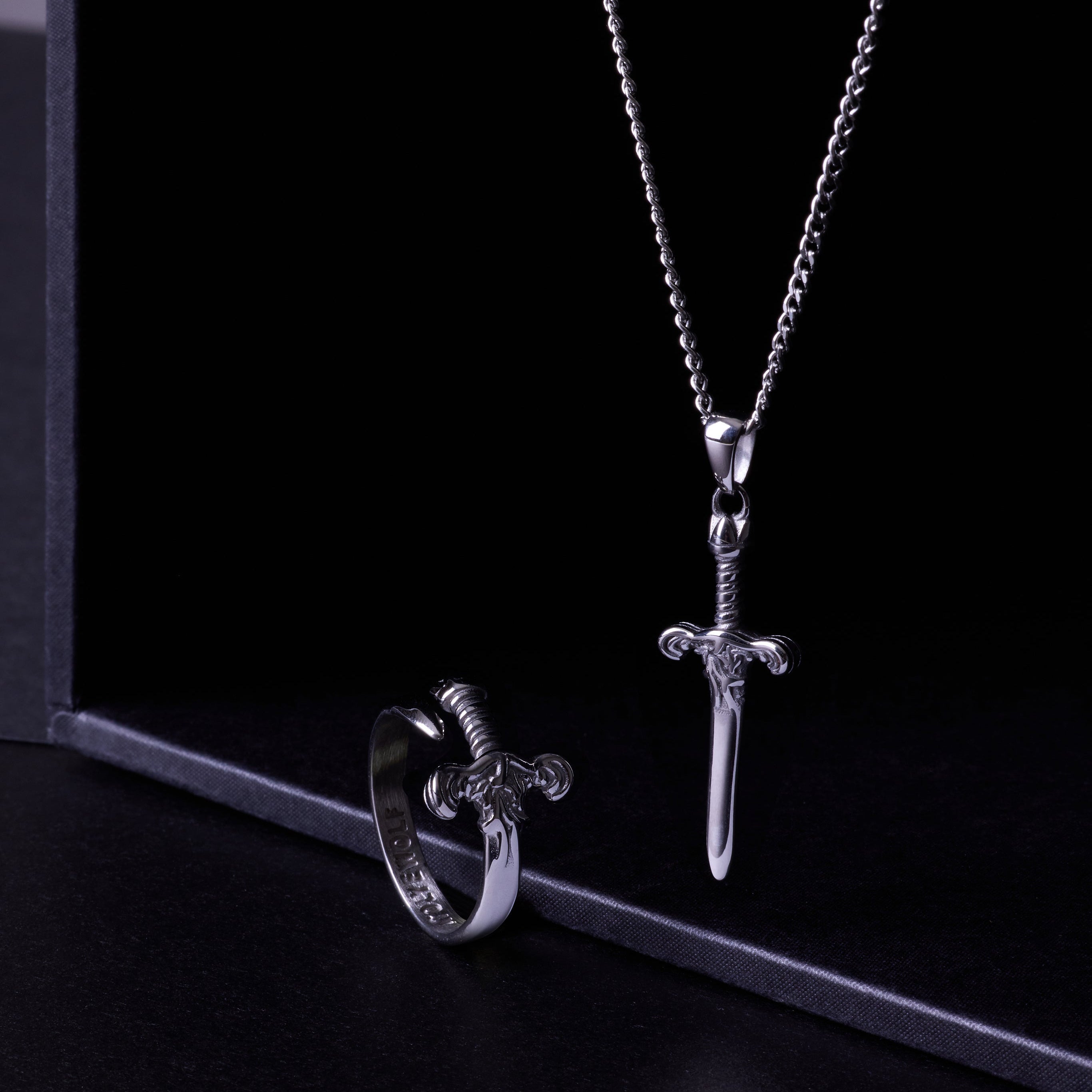 Sword Ring In Silver