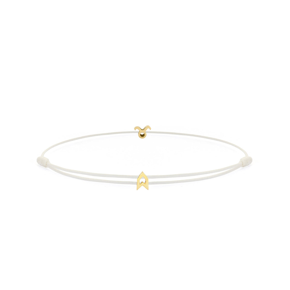 Zodiac White Chance Bracelet In Gold
