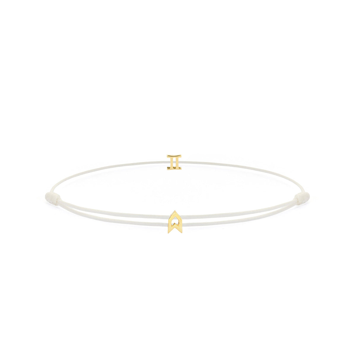 Zodiac White Chance Bracelet In Gold