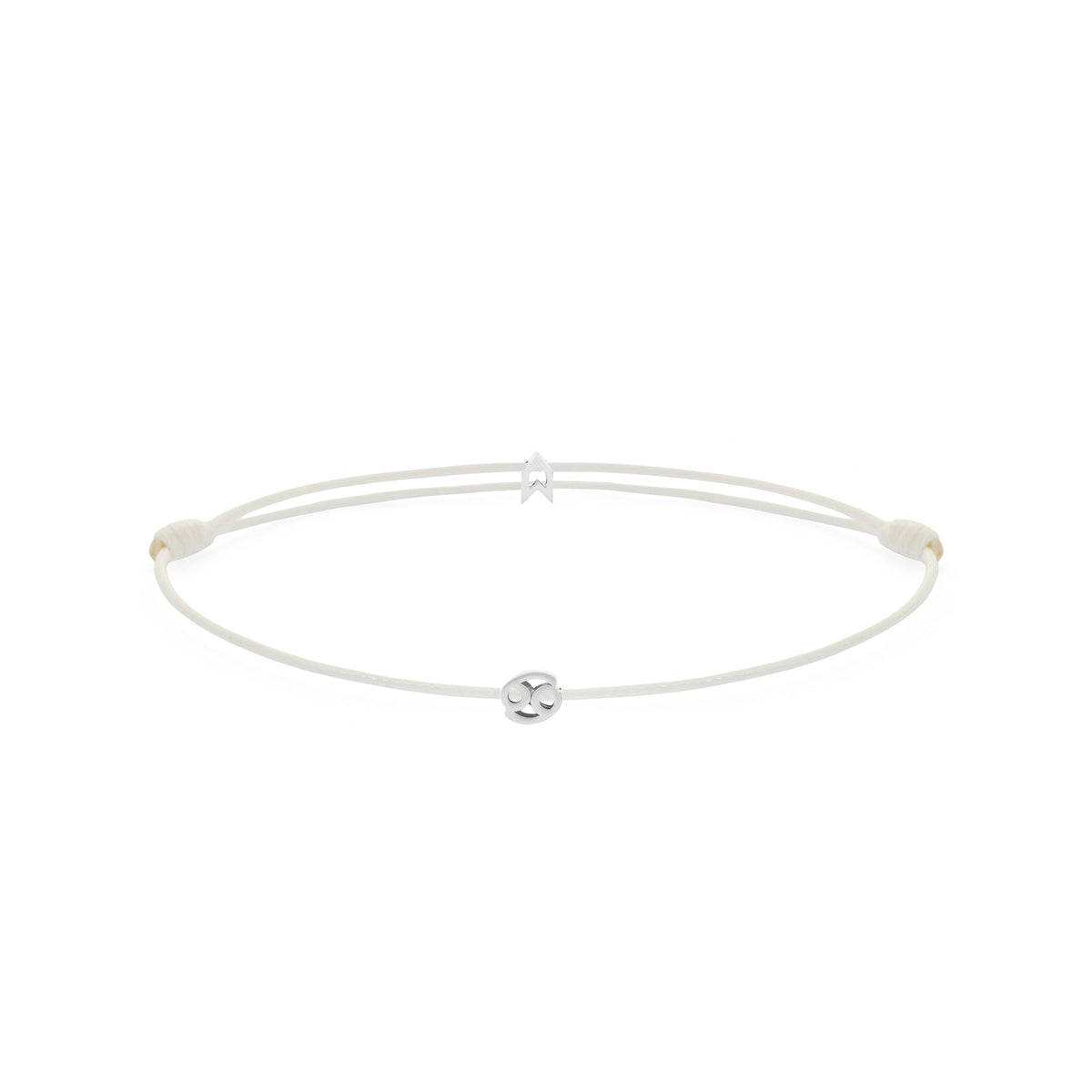 Zodiac White Chance Bracelet In Silver