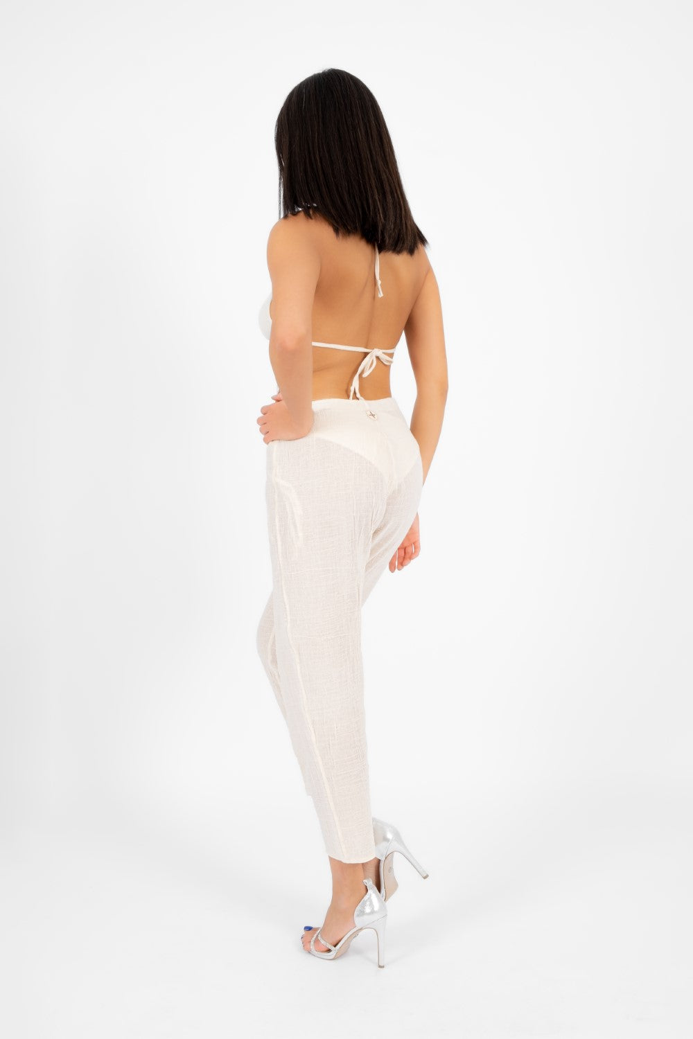 Ave Eva-İlya Cover Up Slim Pantolon-Pantolon-5-milagron.live