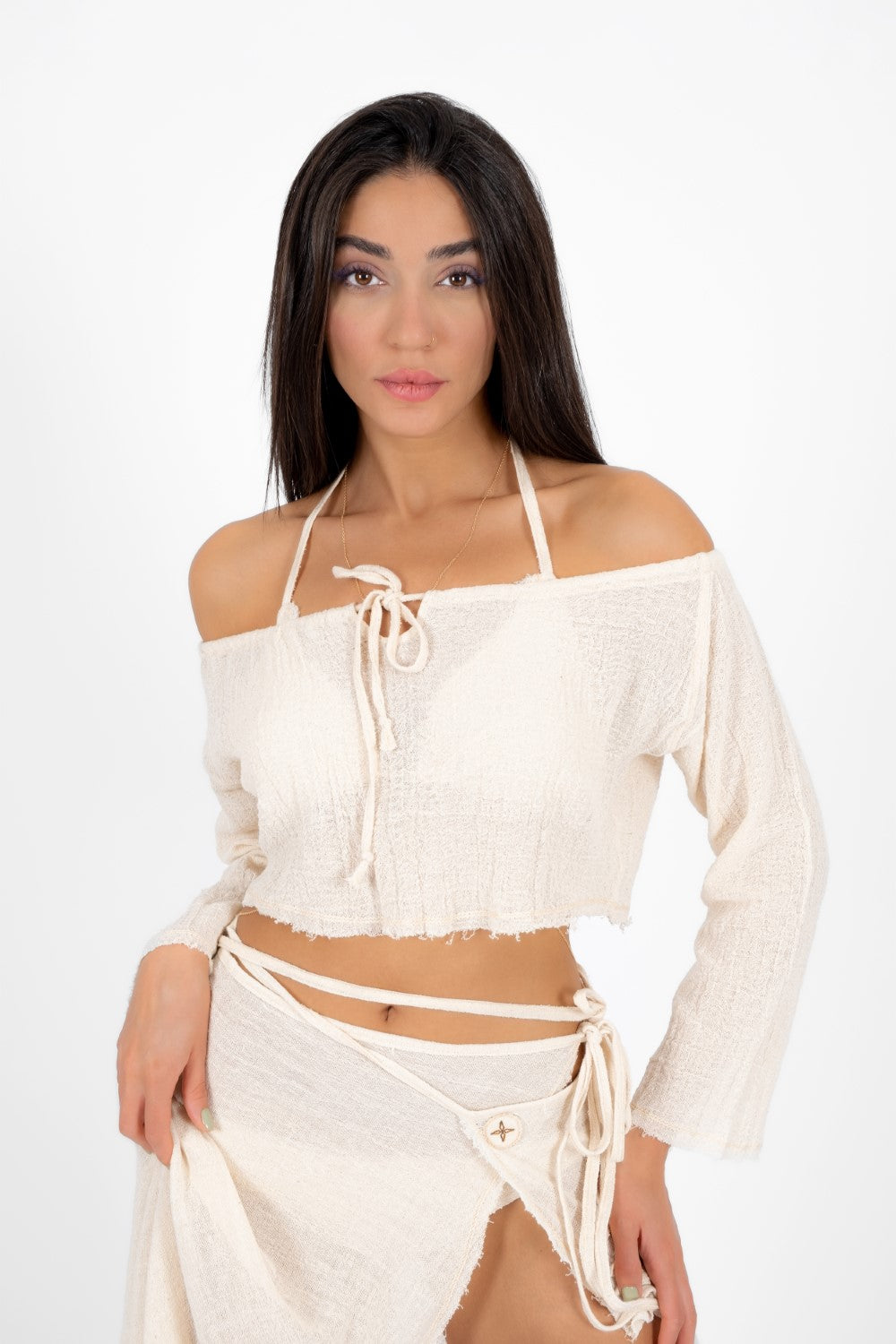 Ave Eva-Nina Shoulder Off Bluz-Bluz-1-milagron.live