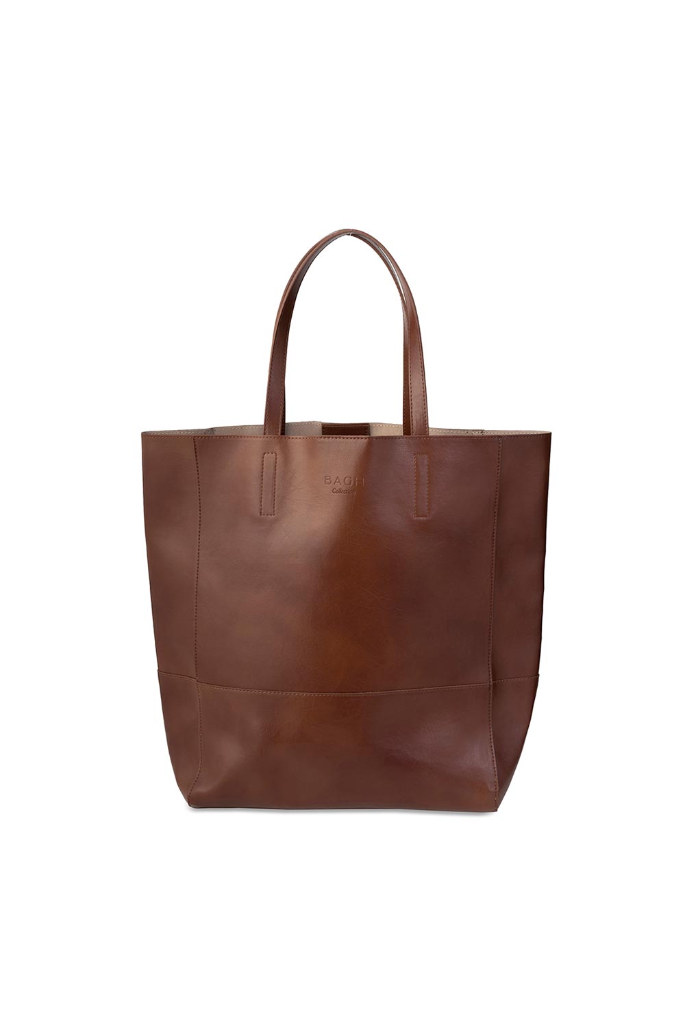 Bagh Collection-Olive Leather Handbag Brown-Omuz Çantası-2-milagron.live