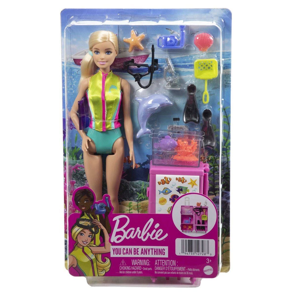 Hmh26 Barbie Deniz Biyoloğu Oyun Seti