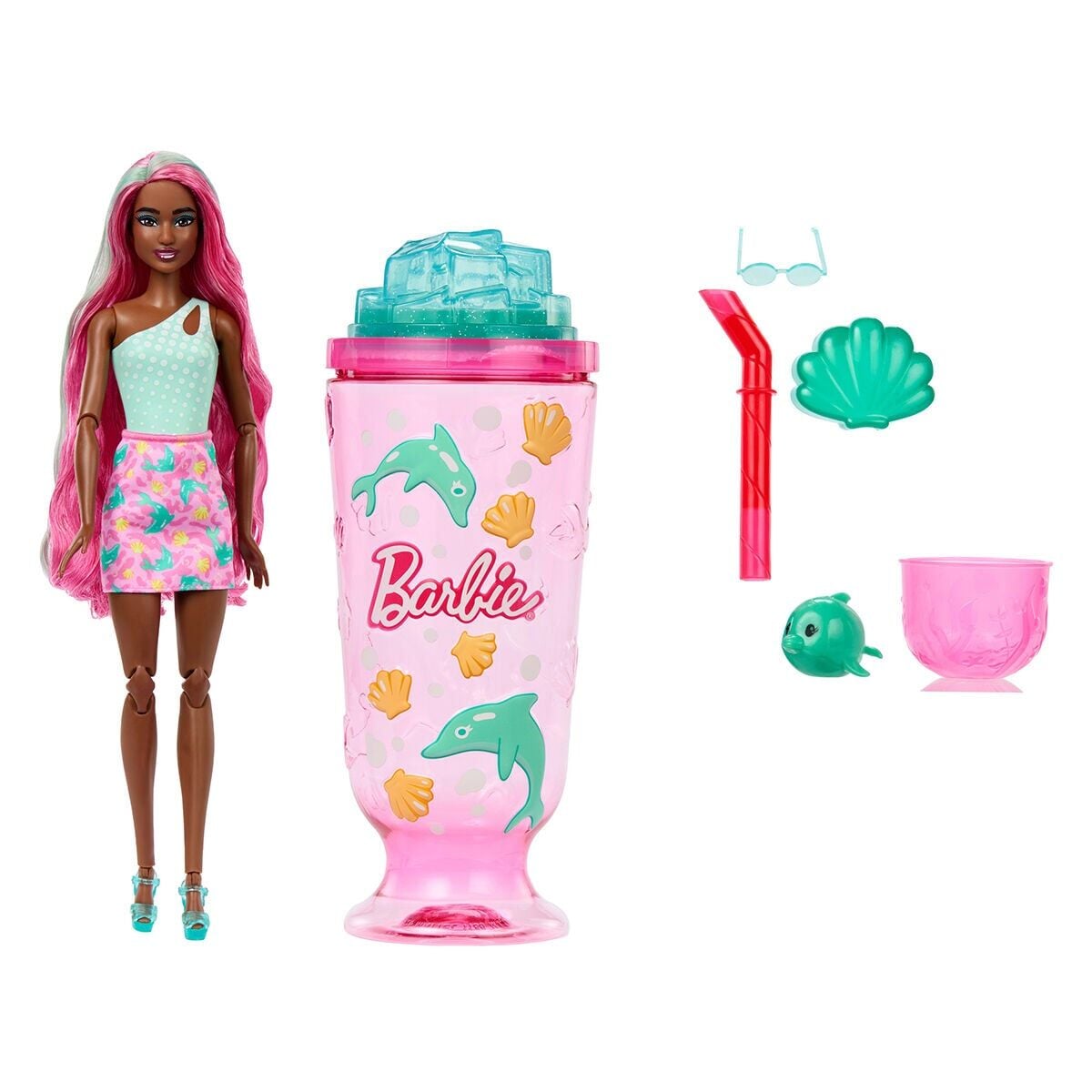Jkf60 Barbie Pop Reveal Sürpriz Bebek - Mor Saçlı