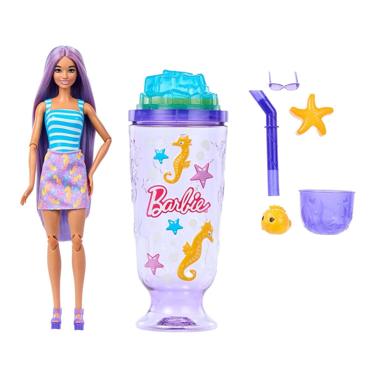 Jkf61 Barbie Pop Reveal Sürpriz Bebek - Sarı Saçlı