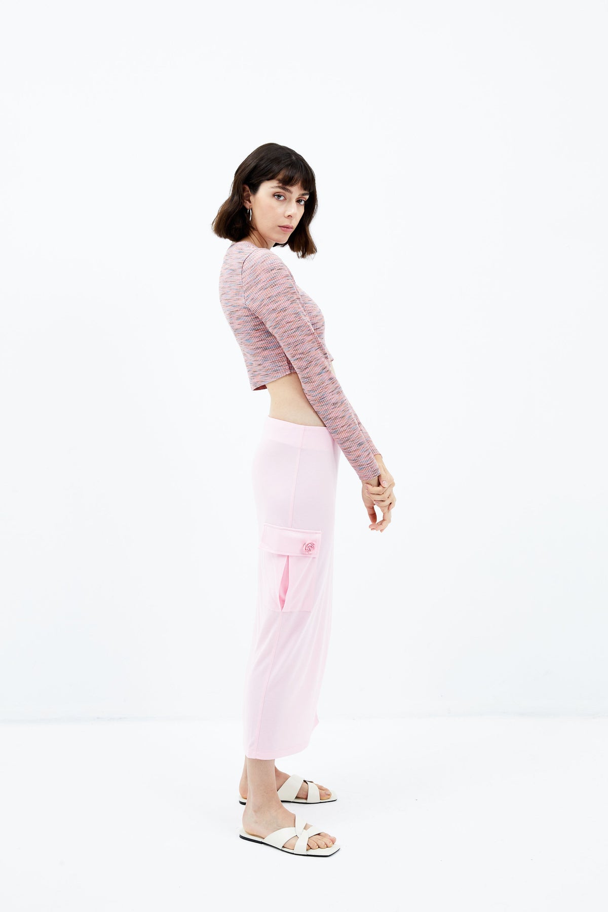 Orchid Uzun Etek - Açık Pembe