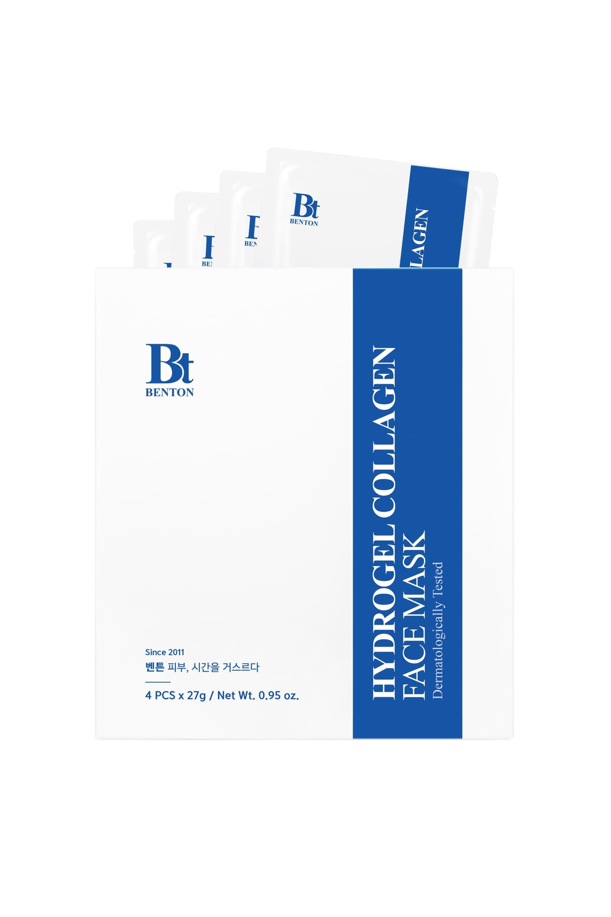 Benton Hydrogel Collagen Face Mask 4 Sheets - Kolajen İÇerikli Hidrojel Yüz Maskesi