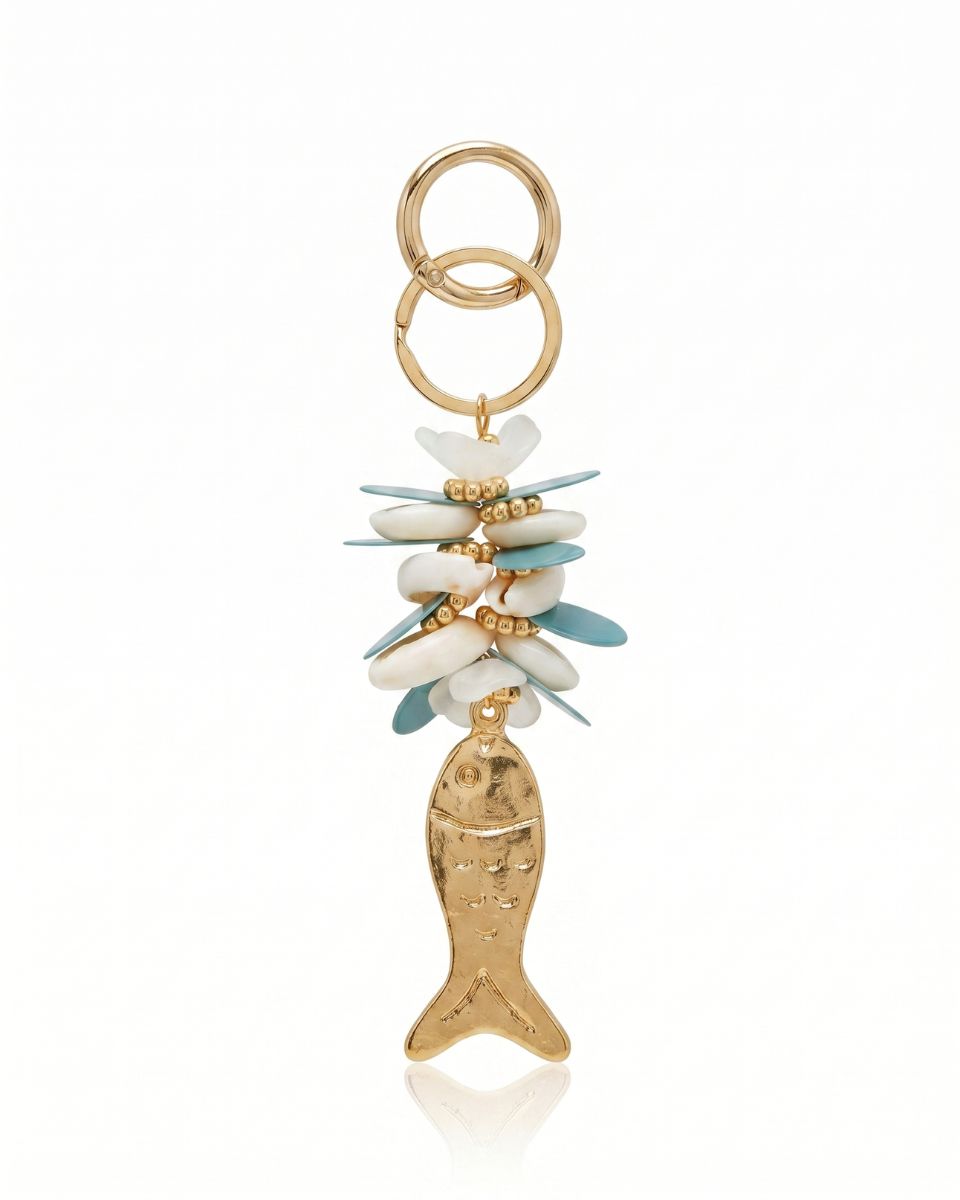 Dancing Fish Keychain / Bag Charm