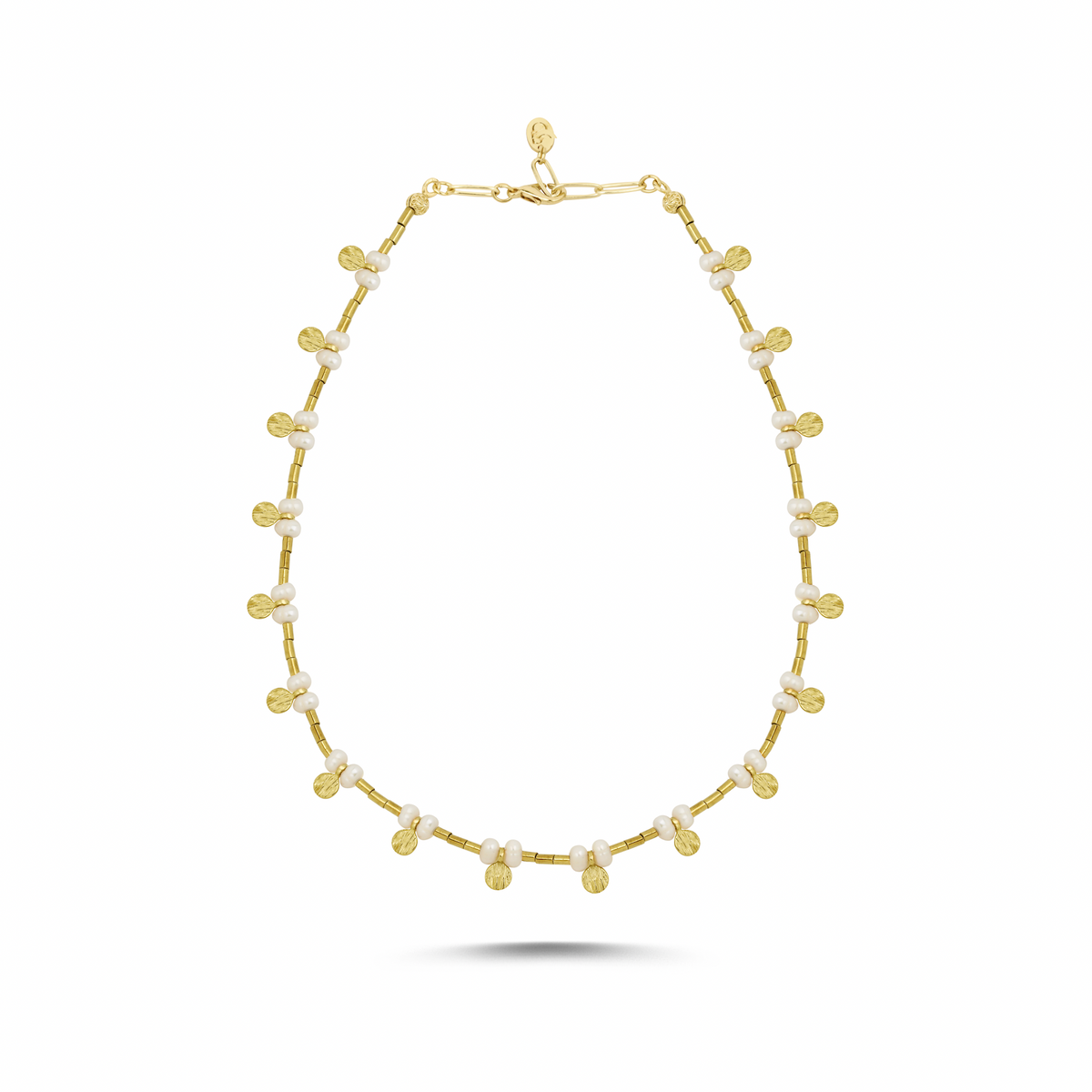 Berrin özkan-Greco Pearl Necklace-Necklaces-1-milagron.live