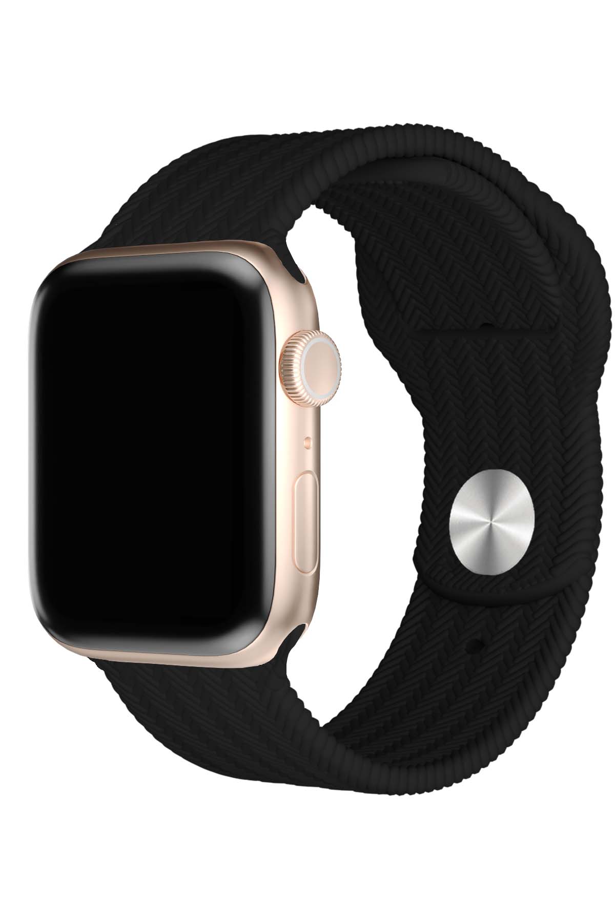 Apple Watch Uyumlu Silikon Wicker Loop Kordon Finley