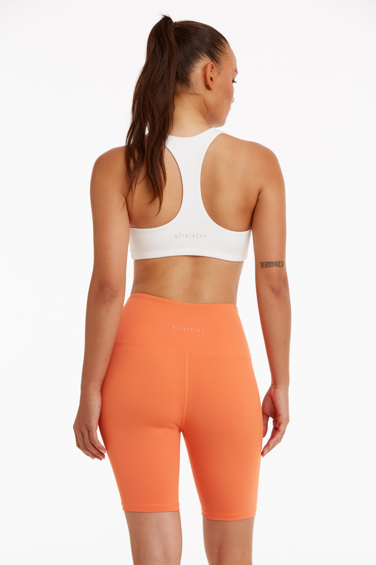 Birdiejay-Birdieflex Oh So Summer Biker Shorts Turuncu Bi̇si̇kletçi̇ Şortu-Şort-2-milagron.live