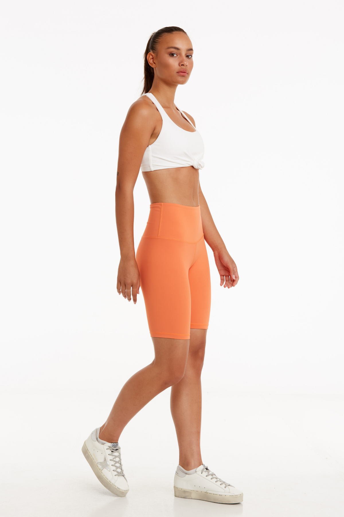 Birdiejay-Birdieflex Oh So Summer Biker Shorts Turuncu Bi̇si̇kletçi̇ Şortu-Şort-3-milagron.live