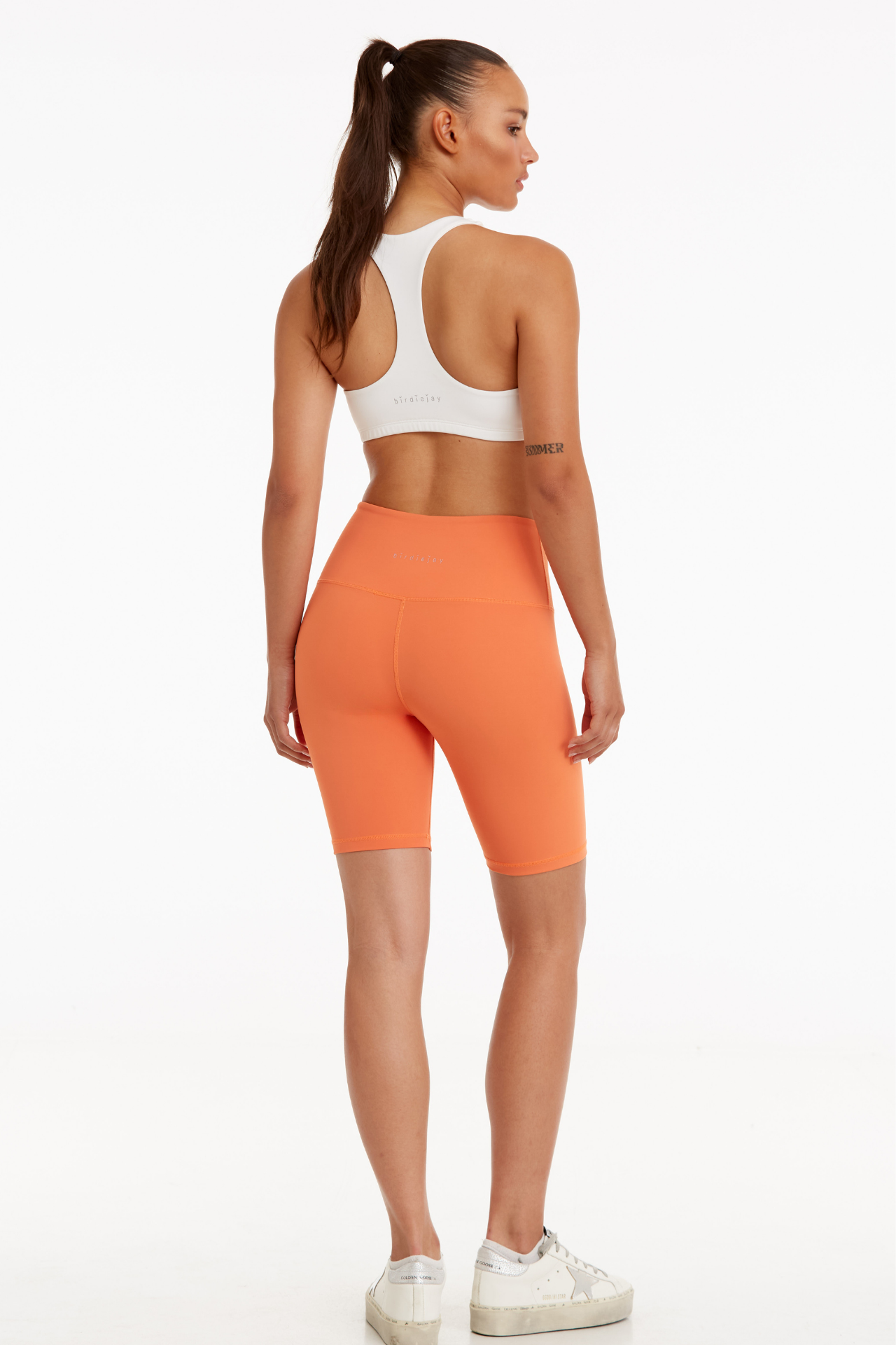 Birdiejay-Birdieflex Oh So Summer Biker Shorts Turuncu Bi̇si̇kletçi̇ Şortu-Şort-5-milagron.live