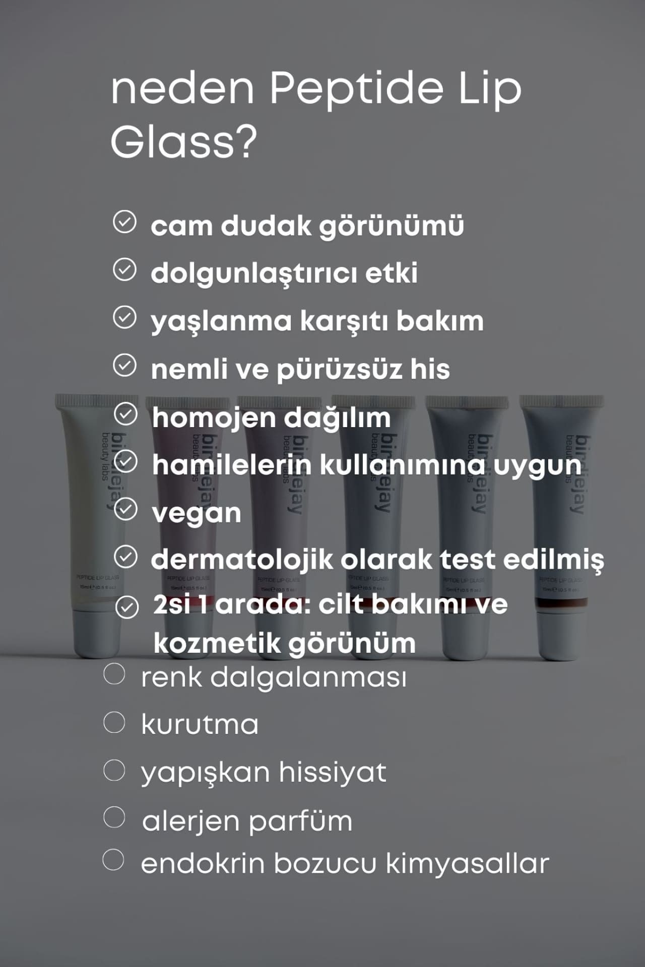 Birdiejay-Peptide Lip Glass Clean Girl-Lip Balm-8-milagron.live