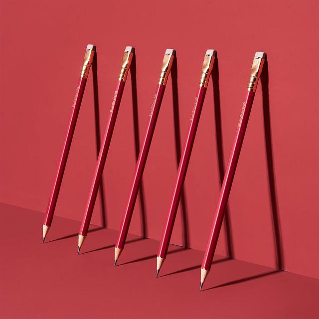 Blackwing-Palomino Blackwing Matte Red Kurşun Kalem Seti 12'li-Ahşap Kurşun Kalem-3-milagron.live
