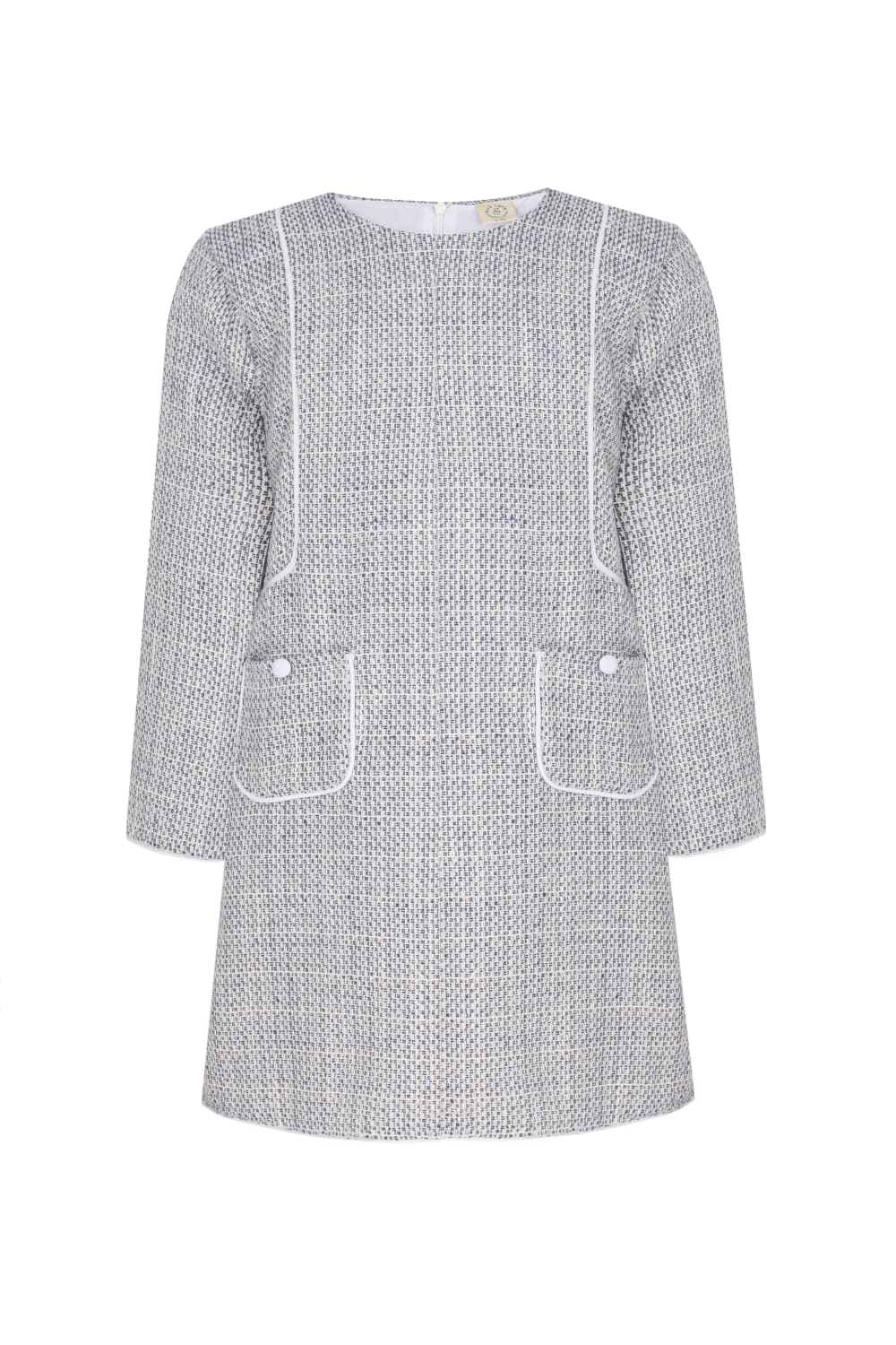 Bleu Lapin-Cozy Tweed-Çocuk Elbise & Tulum-1-milagron.live
