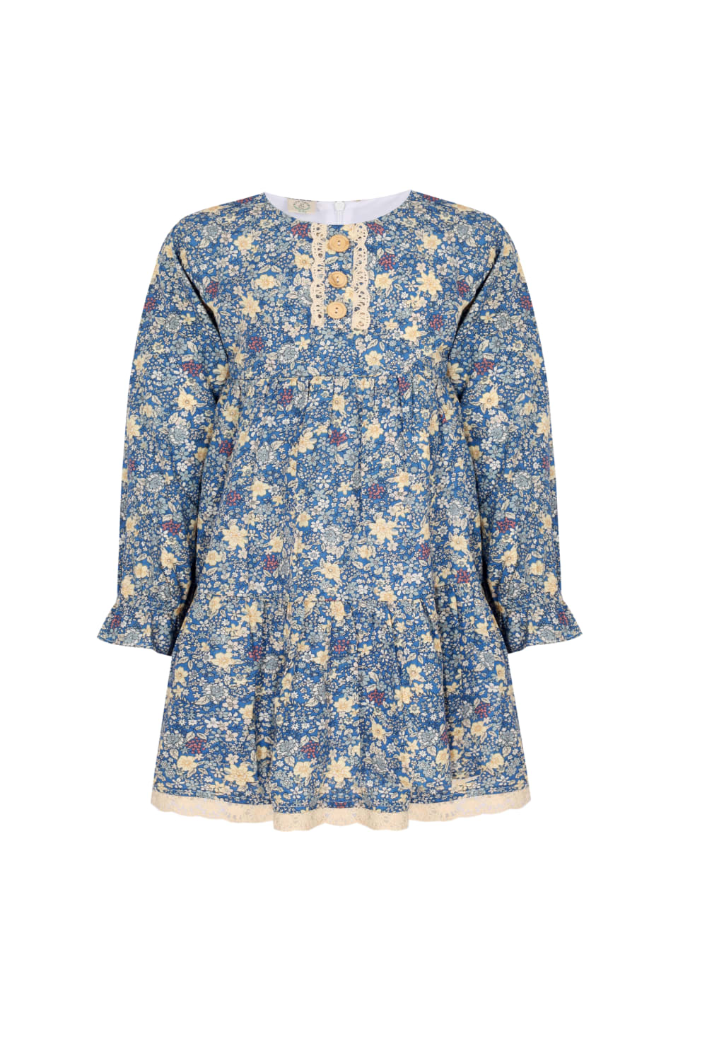 Bleu Lapin-Sweet Petals-Çocuk Elbise & Tulum-2-milagron.live