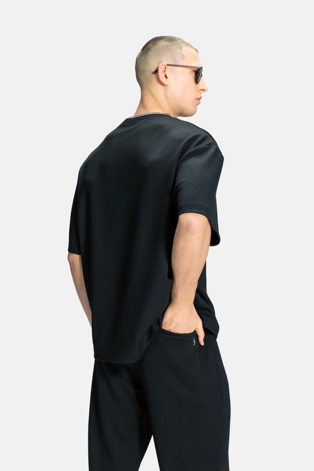 Blinky London-Erkek Soft Touch Siyah Jogger-Eşofman-2-milagron.live