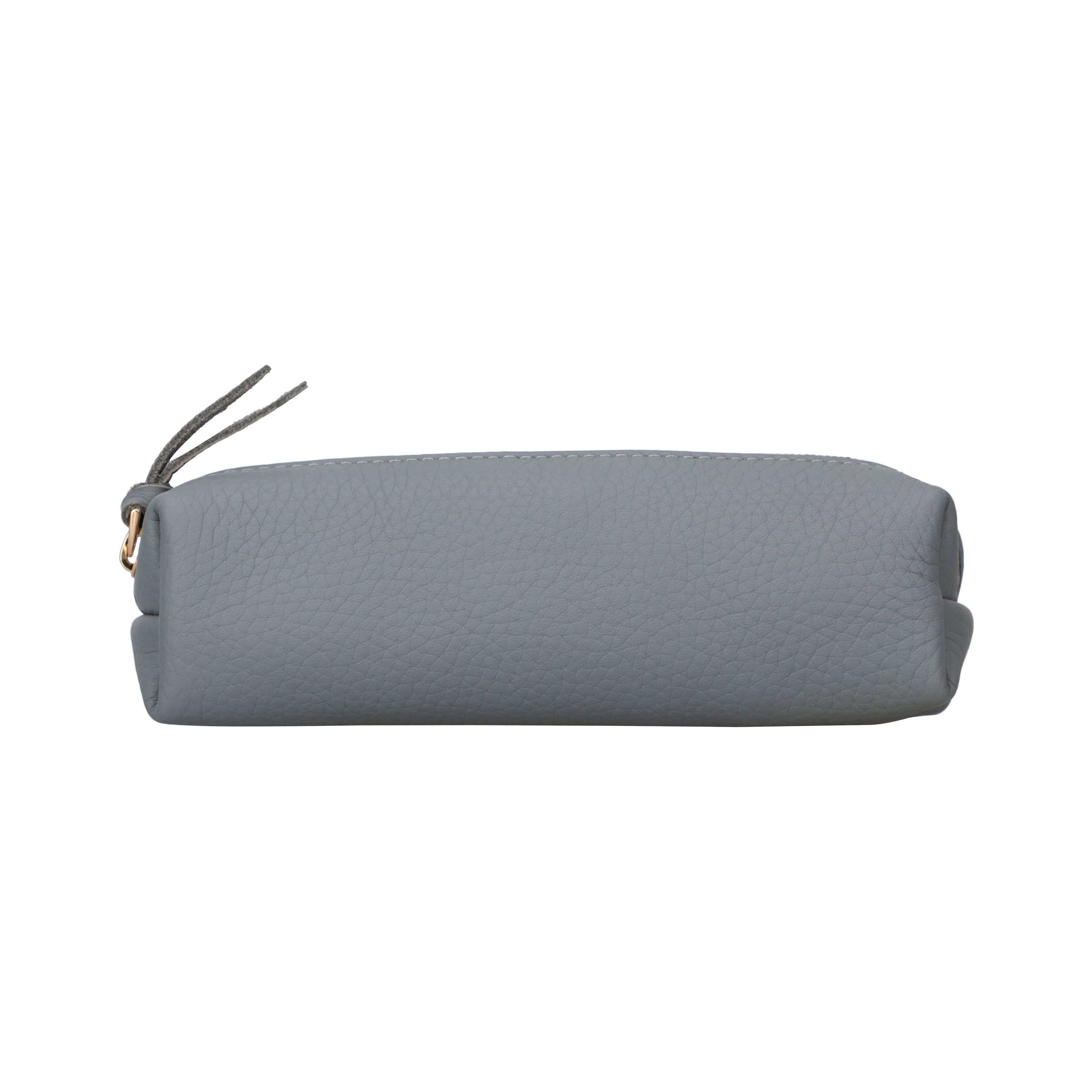 Bloominbag-Bloom Box Gale Gri Deri Makyaj çantası-3-milagron.live
