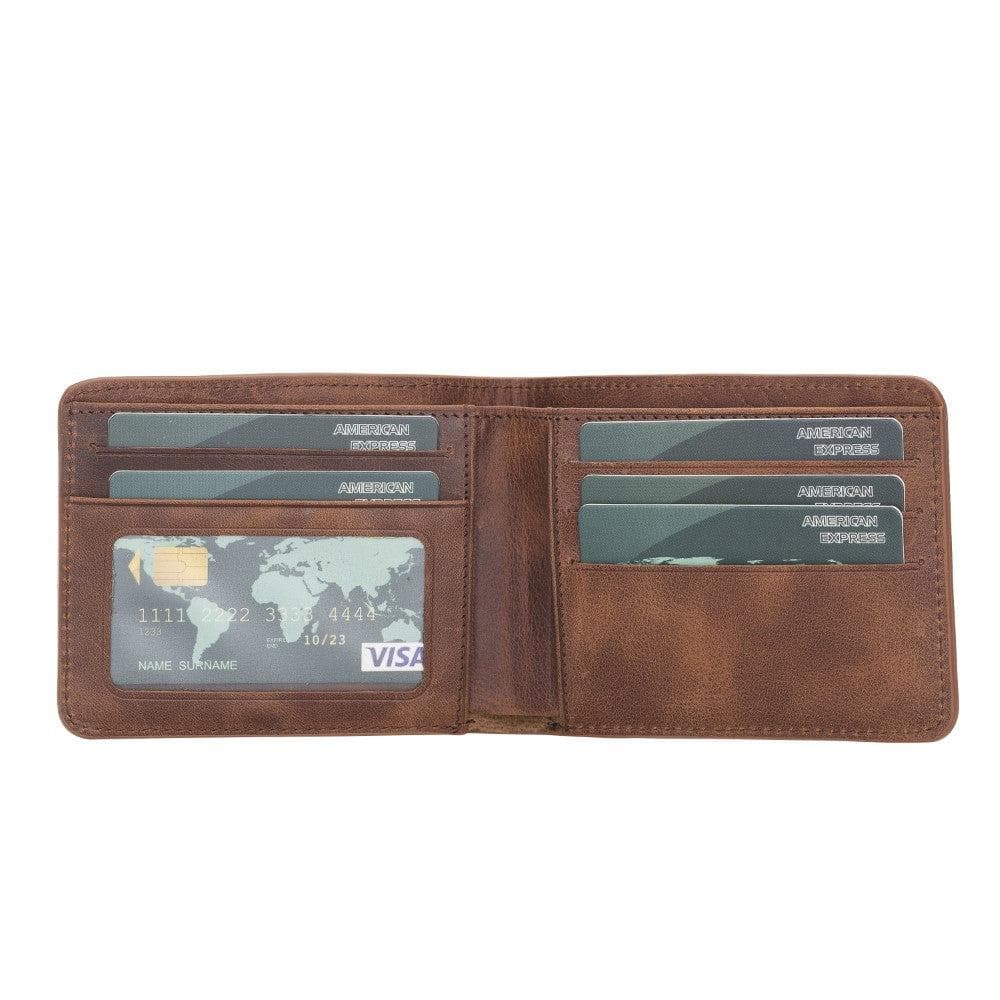 Bloominbag-Bloom Fold Mahogany Brown Hakiki Deri Cüzdan-2-milagron.live
