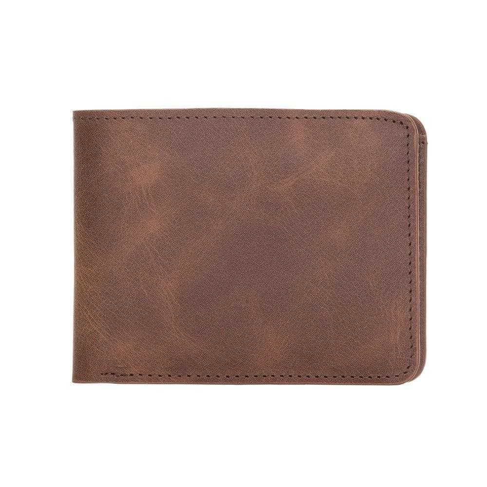 Bloominbag-Bloom Fold Mahogany Brown Hakiki Deri Cüzdan-3-milagron.live