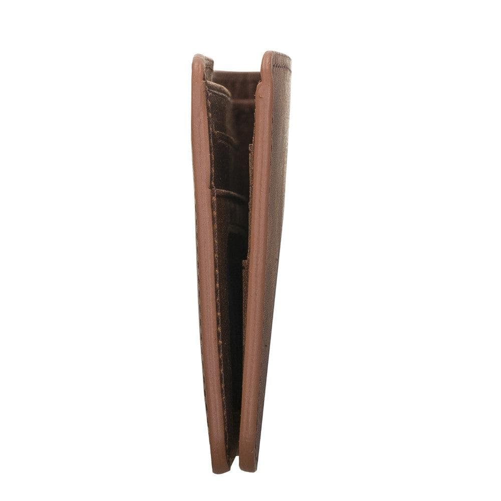 Bloominbag-Bloom Fold Mahogany Brown Hakiki Deri Cüzdan-5-milagron.live