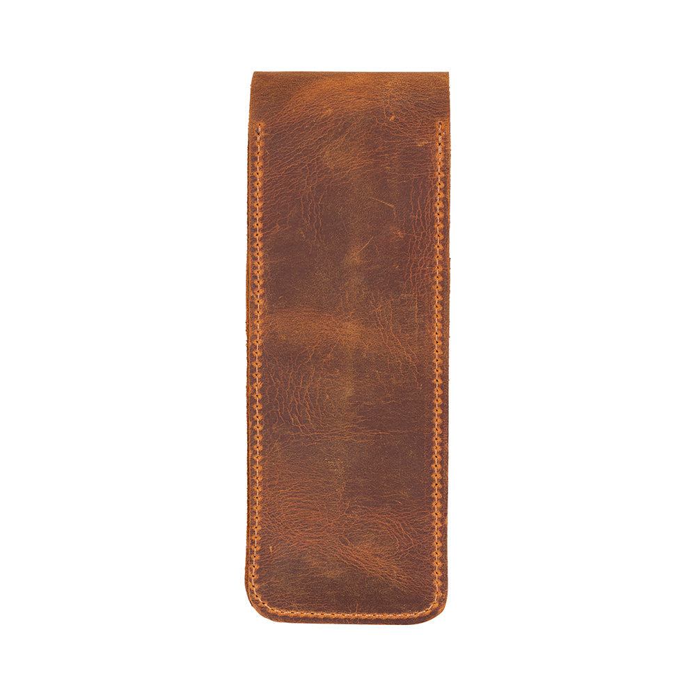 Bloominbag-Bloom Pen Pouch Çift Kalemlik Mocassin Deri Kılıf-4-milagron.live