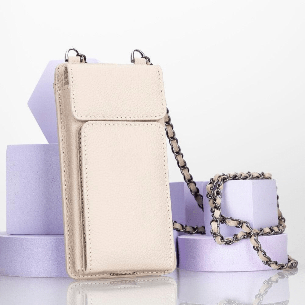 Bloominbag-City Muse Deri Sandy Brown çapraz Askılı Telefon Cüzdan-2-milagron.live