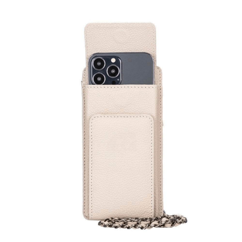 Bloominbag-City Muse Deri Sandy Brown çapraz Askılı Telefon Cüzdan-3-milagron.live