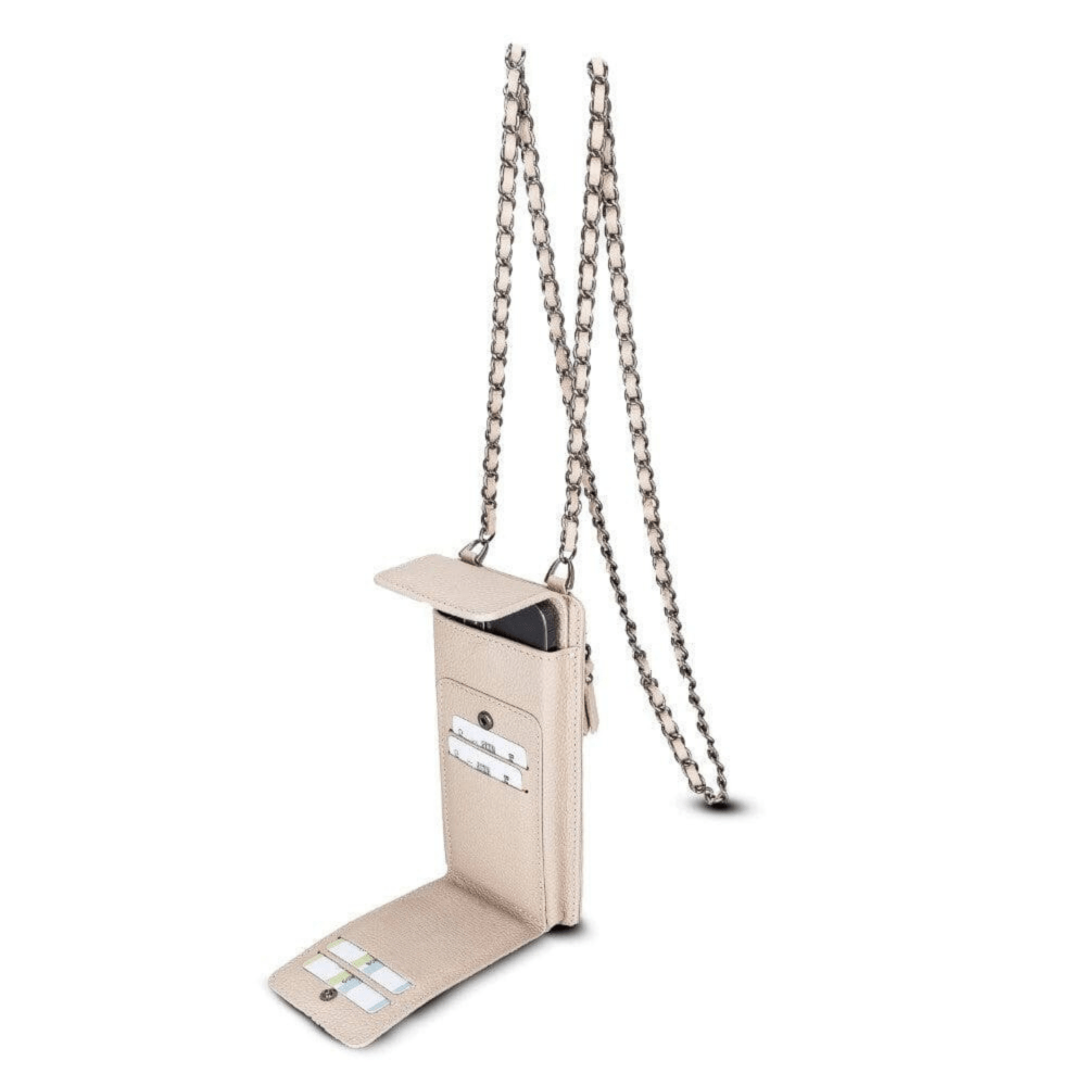 Bloominbag-City Muse Deri Sandy Brown çapraz Askılı Telefon Cüzdan-4-milagron.live