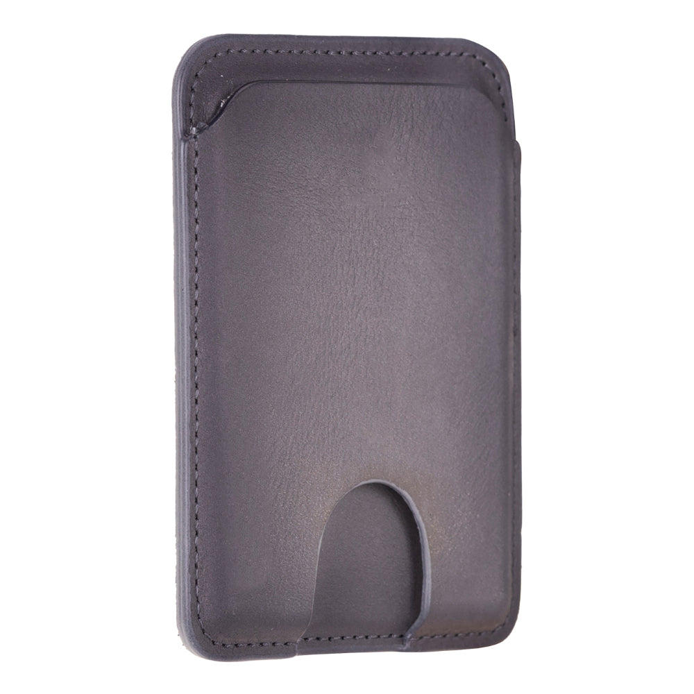 Bloominbag-Linea Stone Grey Phone Card Holder Deri Telefon Kartlık-Cüzdan & Kartlık-2-milagron.live