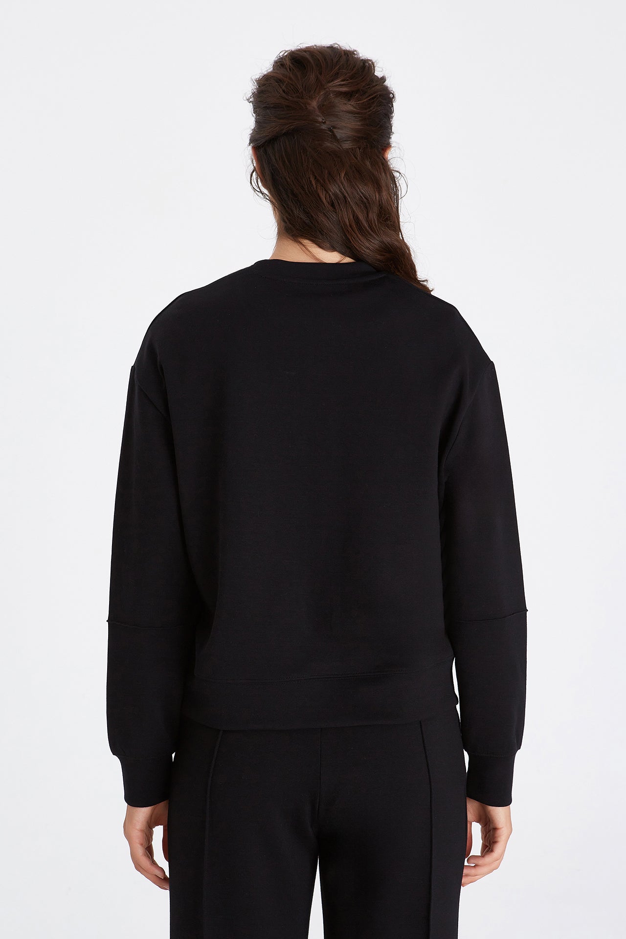 Boboist-Boboist Alisa Sweatshirt Alisa Dikiş Detaylı Sweatshirt-Sweatshirt-4-milagron.live