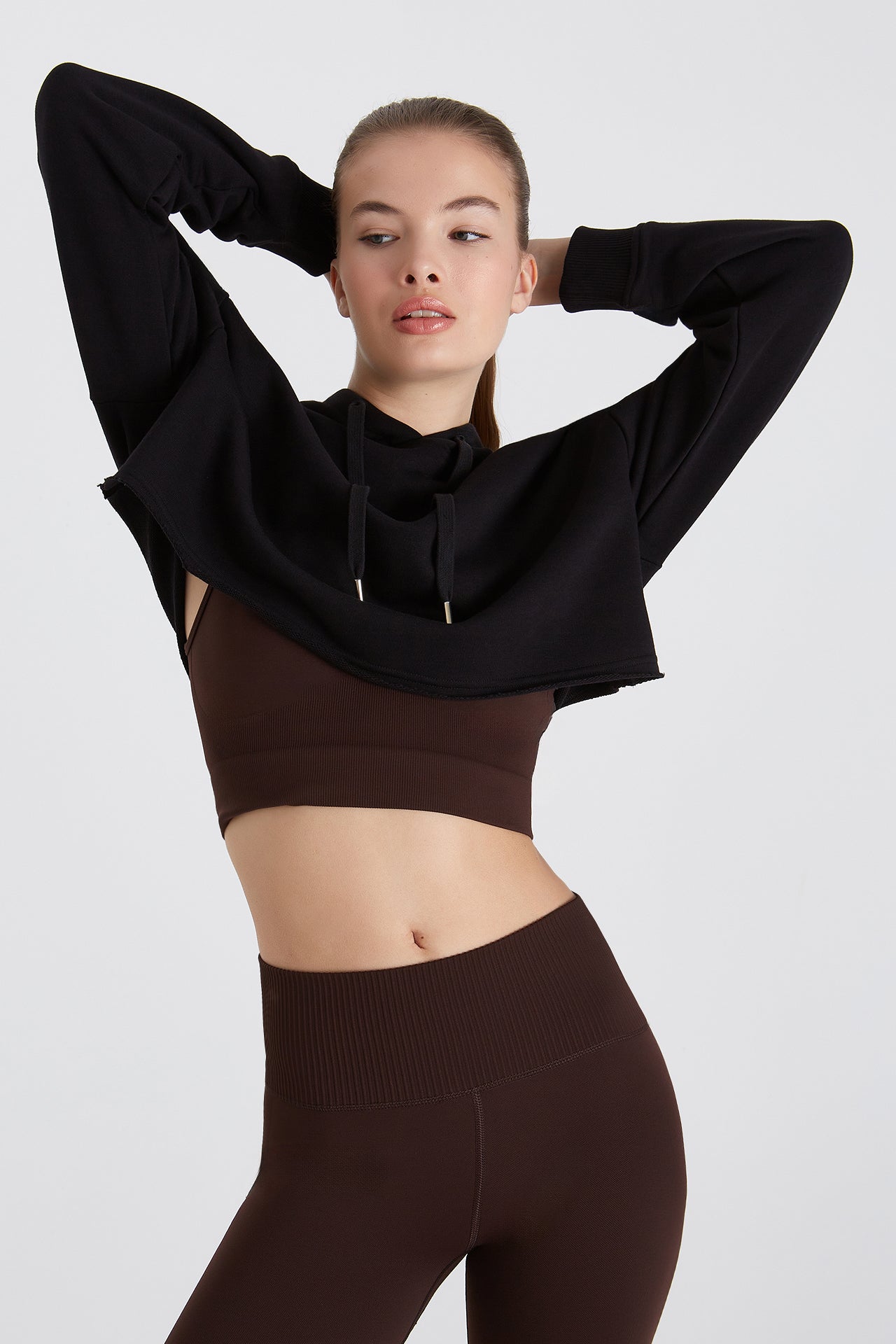 Boboist-Boboist Everly Sweatshirt Everly Kapüşonlu Kısa Sweatshirt-Sweatshirt-2-milagron.live