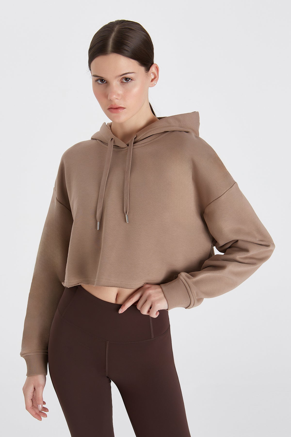 Boboist-Boboist Everly Sweatshirt Everly Kapüşonlu Kısa Sweatshirt-Sweatshirt-2-milagron.live