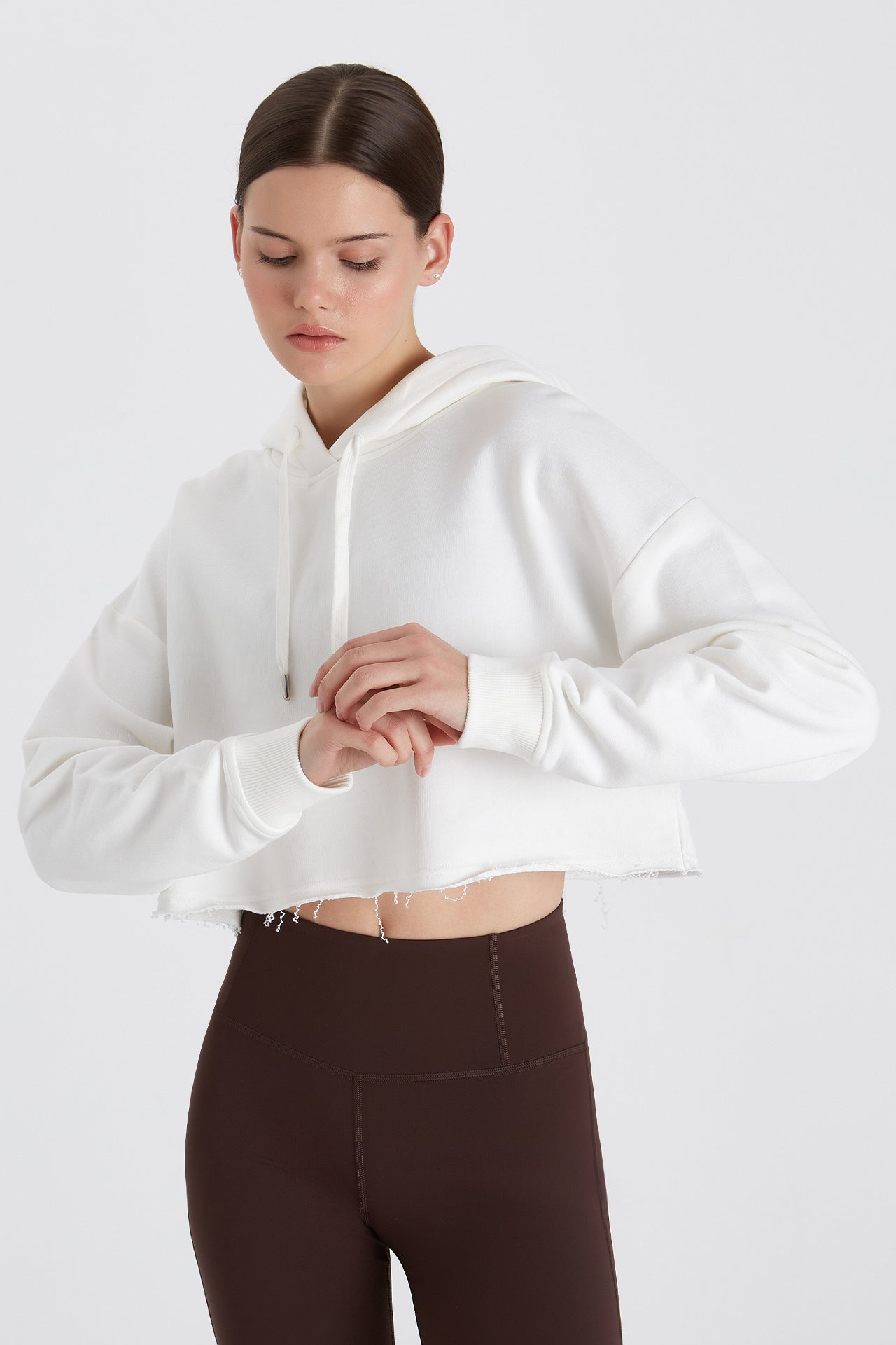Boboist-Boboist Everly Sweatshirt Everly Kapüşonlu Kısa Sweatshirt-Sweatshirt-2-milagron.live