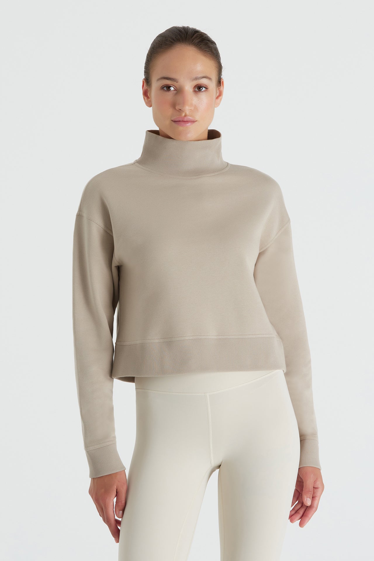 Boboist-Boboist Lori Sweatshirt Lori Dik Yaka Kısa Sweatshirt-Sweatshirt-1-milagron.live