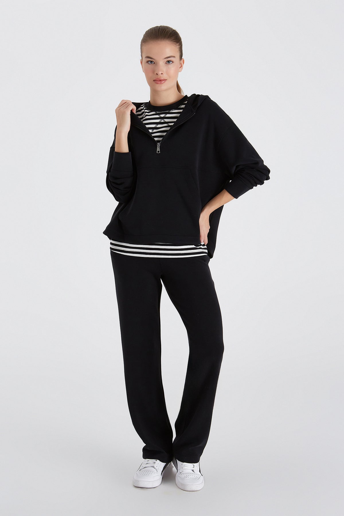Boboist-Boboist Sabrina K Sweatshirt Sabrina Kapüşonlu Sweatshirt-Sabrina K Sweatshirt-1-milagron.live