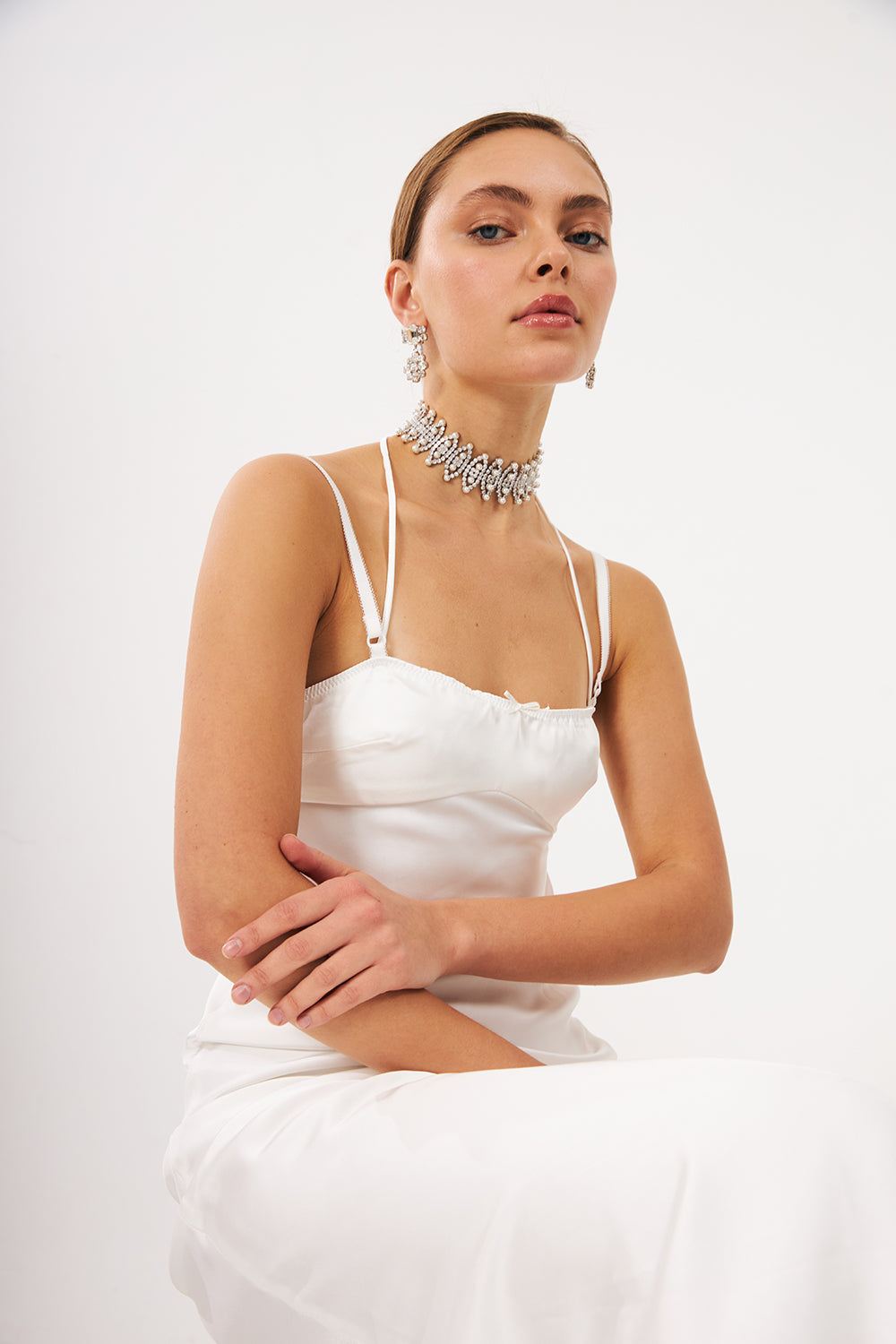Bonette-Dentelle Choker Masterpiece-Kolye-4-milagron.live