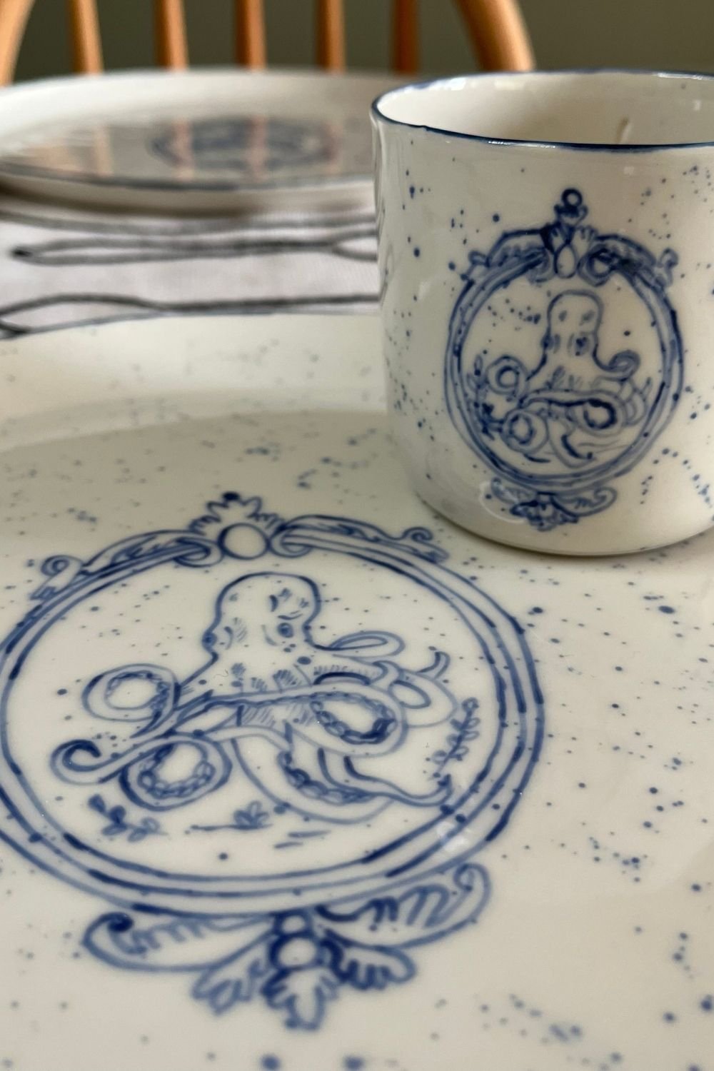 Büşra Mert Artworks-Royal Family/ Ahtapot Kupa-Bardak-1-milagron.live