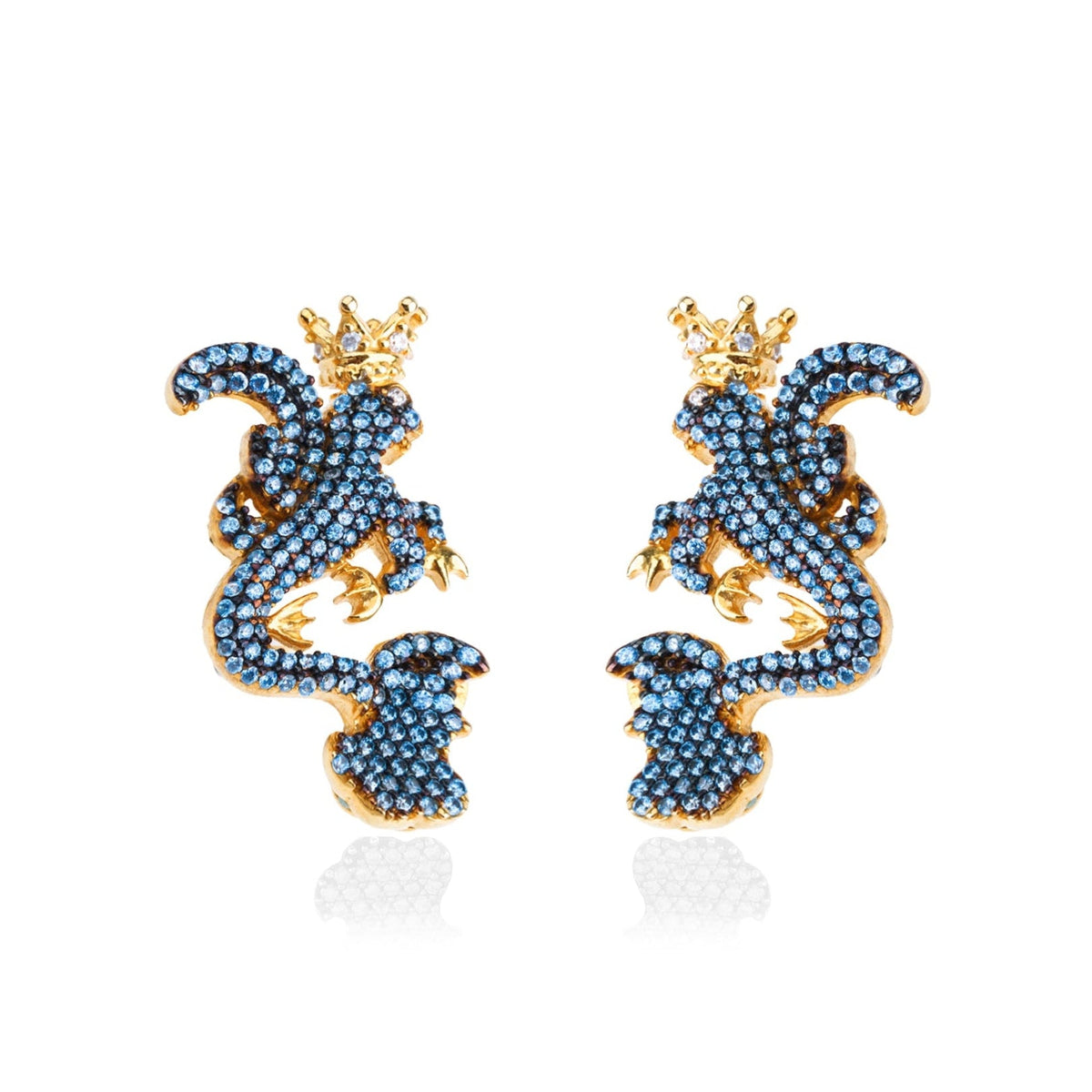 Baby Secret Of The Universe Aqua Kristal İKonik Küpe