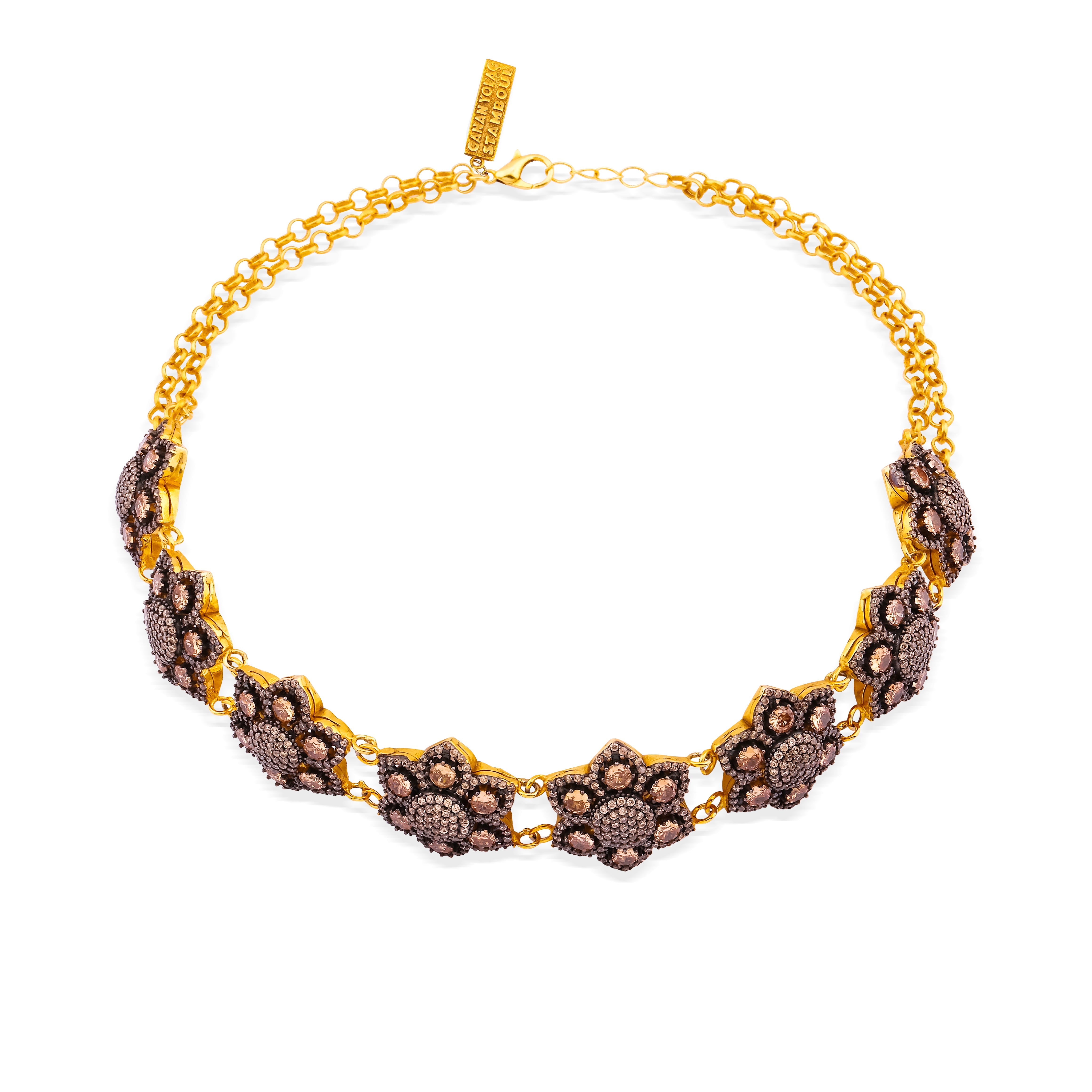 Red Carpet Cannes Şampanya Choker Kolye