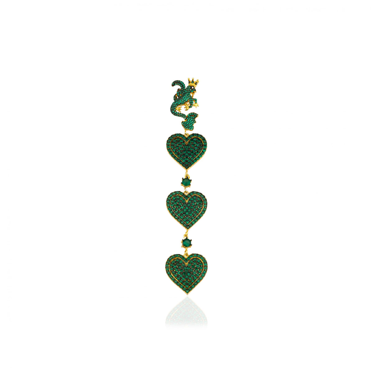 Secret Of Heart Yeşil Üçlü Dragon Kolye Ucu