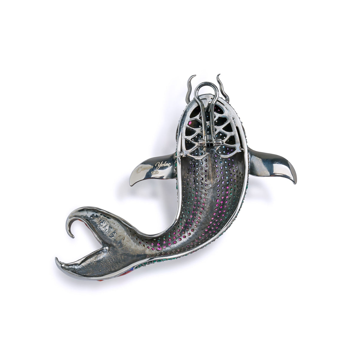 Sultan Of The Ocean Beyaz Gösterişli Küpe