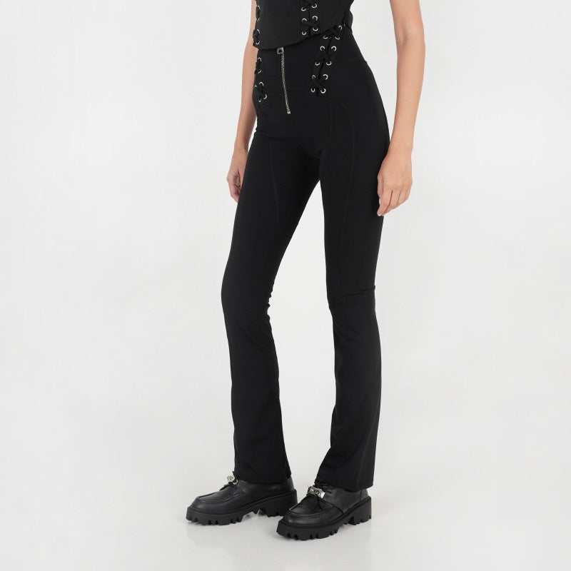 Wown-Carisa Flare Leggings-Activewear-6-milagron.live