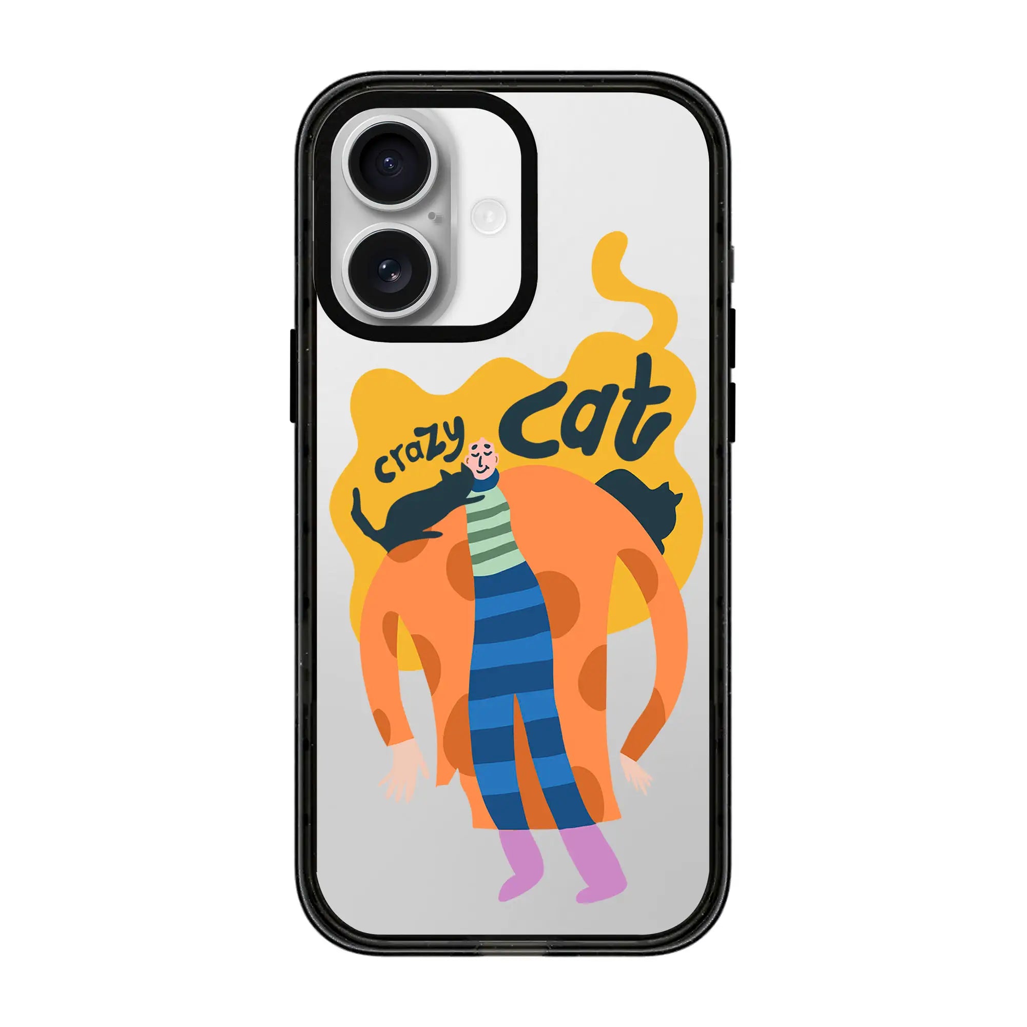Crazy Cat-Power Kılıf - Iphone 16 Plus