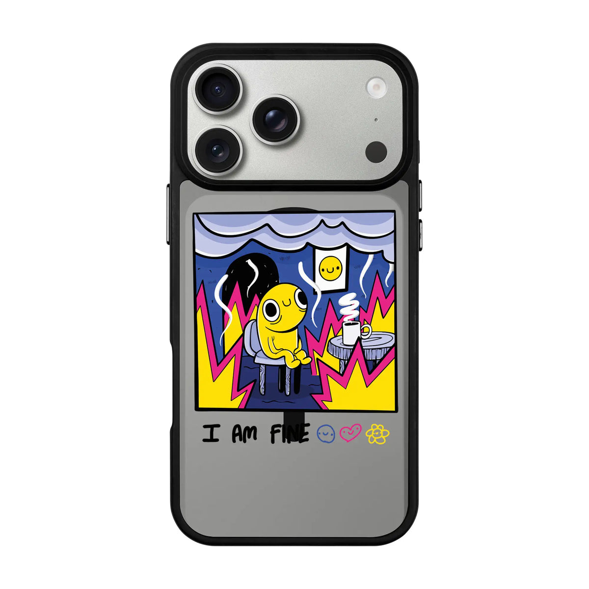 I Am Fine-Blur Kılıf Magsafe Özellikli - Iphone 17 Pro