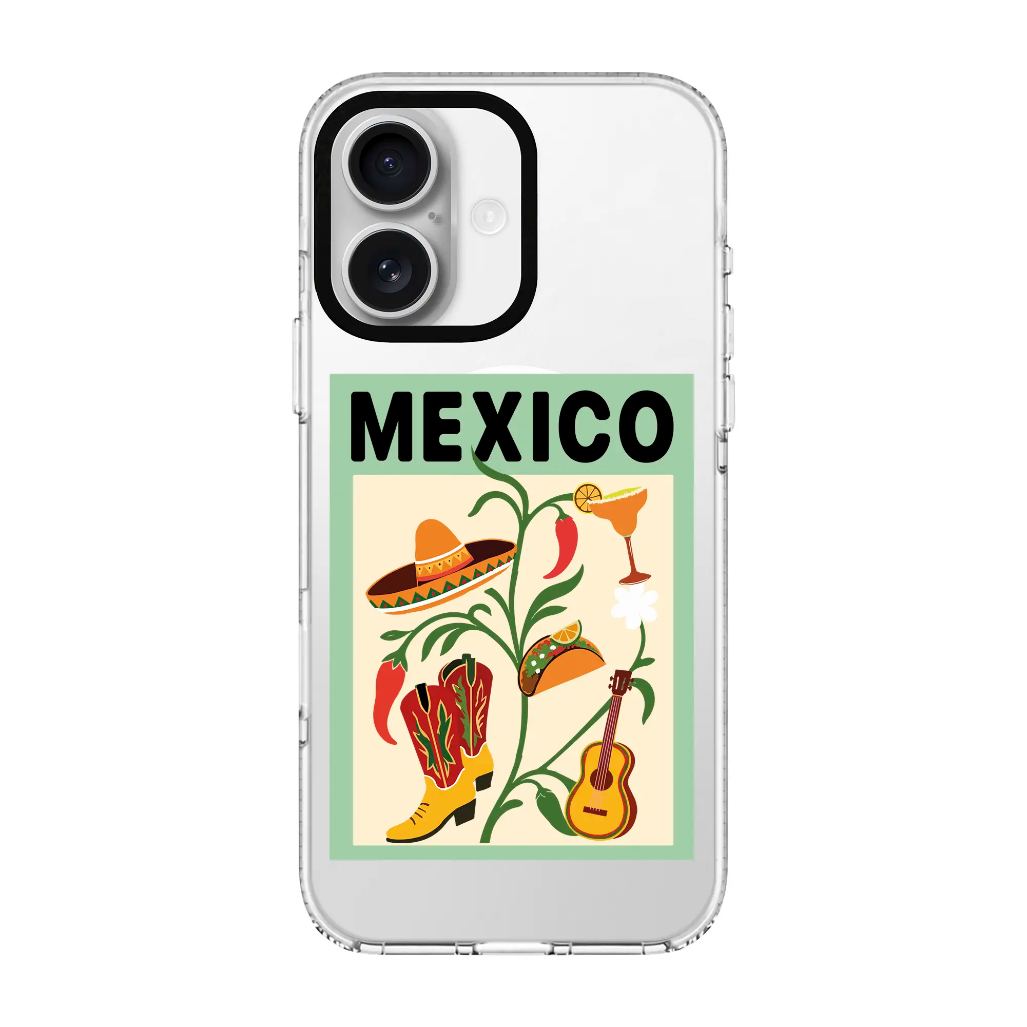 I Am Mexican-Clear Kılıf Magsafe Özellikli - Iphone 17E