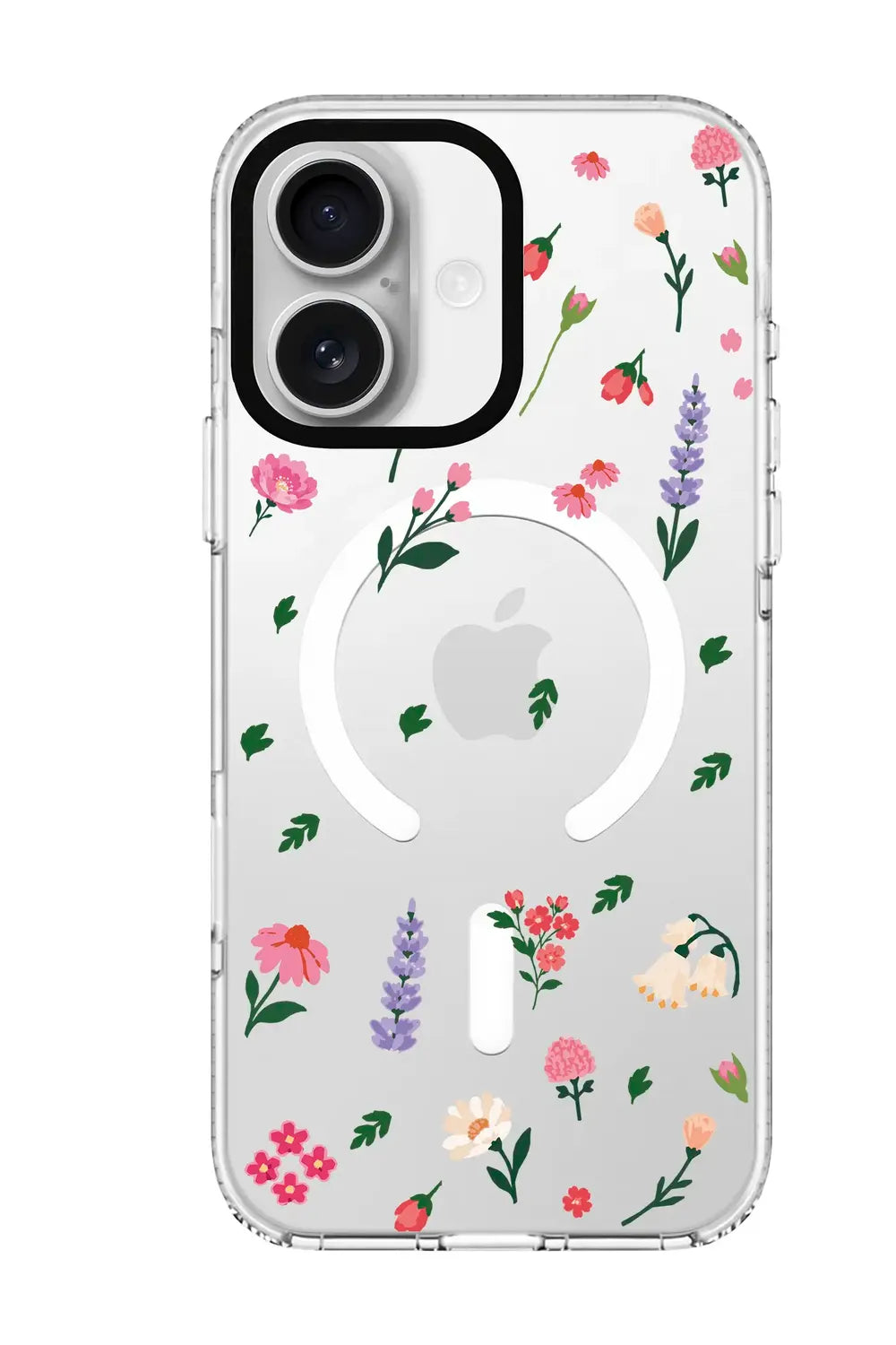 Kişiye Özel Little Blossoms Şeffaf Clear Magsafe Kılıf, Iphone 17 - 0